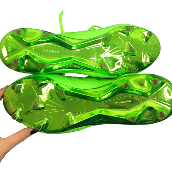 Adidas Men\'s Soccer Cleats Sz 11 Nemeziz Messi 18.1 FG Solar Green DA9586 NWT main image 9